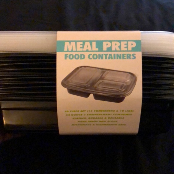 20 Piece 3- Compartment Meal Prep Food Container - Picture 5 of 5